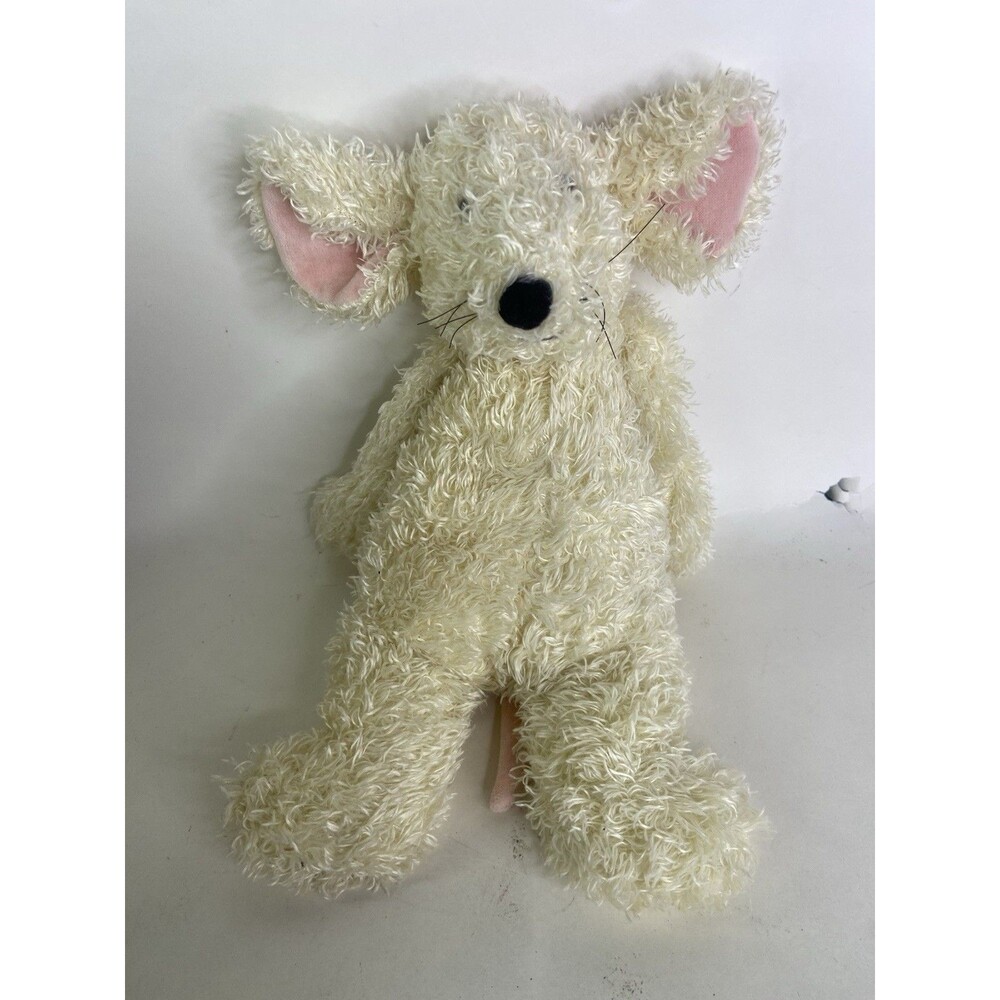 Jellycat Bunglie Mouse Small Cream Plush Stuffed Animal Toy Cloth Tags AUTHENTIC